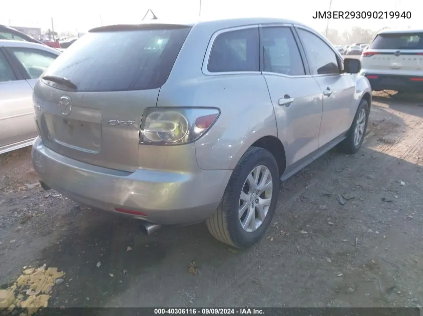 JM3ER293090219940 2009 Mazda Cx-7 Sport