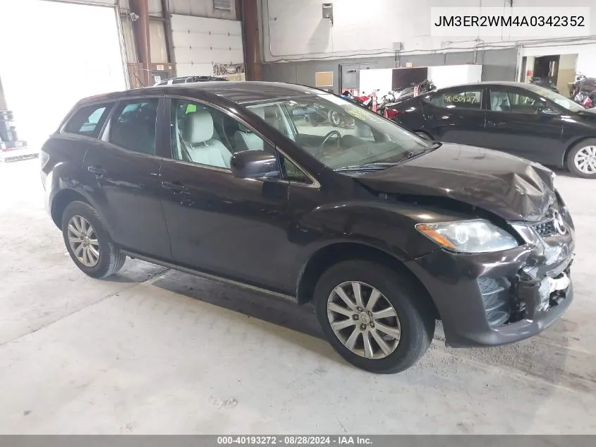 2010 Mazda Cx-7 I Sport VIN: JM3ER2WM4A0342352 Lot: 40193272