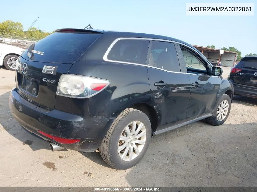 2010 Mazda Cx-7 I Sport VIN: JM3ER2WM2A0322861 Lot: 40198566