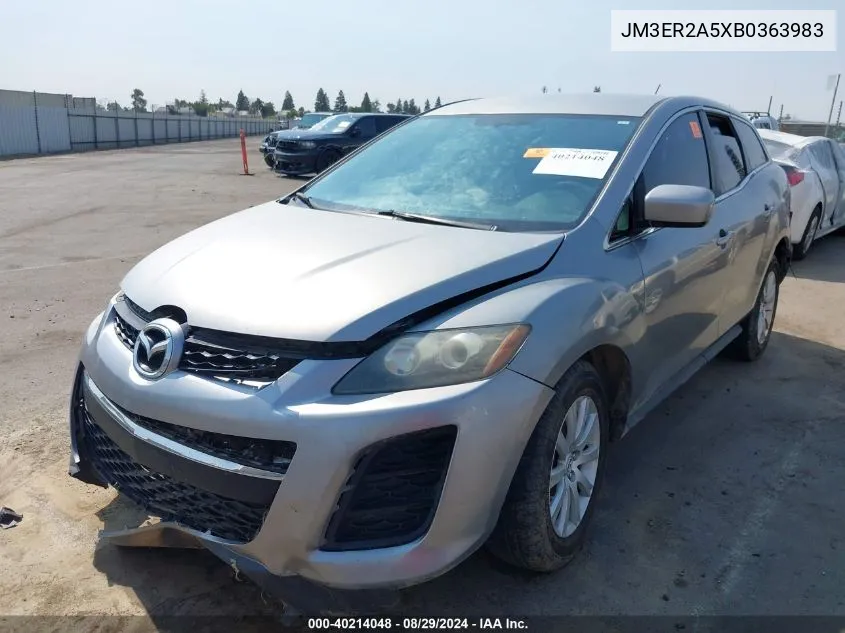 2011 Mazda Cx-7 I Sv VIN: JM3ER2A5XB0363983 Lot: 40214048