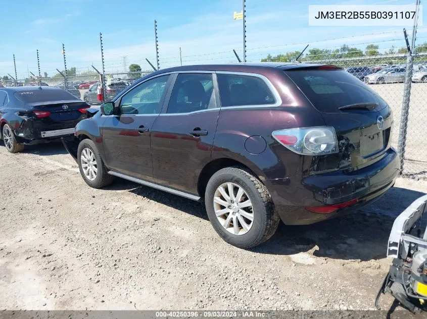 2011 Mazda Cx-7 I Sport VIN: JM3ER2B55B0391107 Lot: 40250396