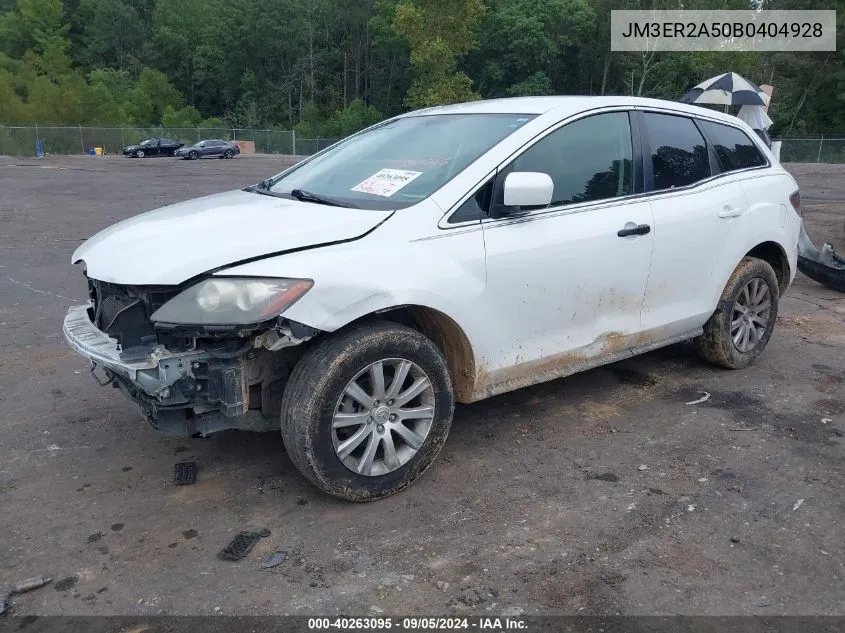 2011 Mazda Cx-7 I Sv VIN: JM3ER2A50B0404928 Lot: 40263095