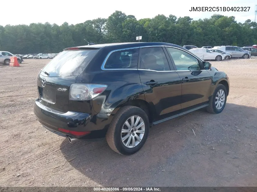 JM3ER2C51B0402327 2011 Mazda Cx-7 I Touring