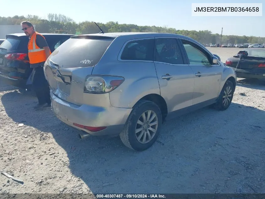 2011 Mazda Cx-7 VIN: JM3ER2BM7B0364658 Lot: 40307487