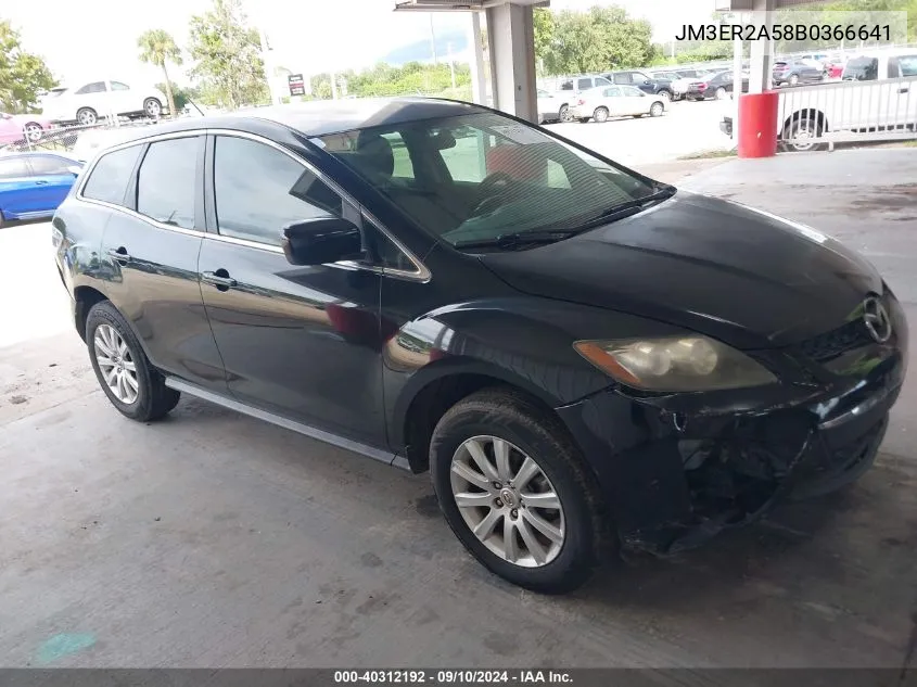 2011 Mazda Cx-7 VIN: JM3ER2A58B0366641 Lot: 40312192