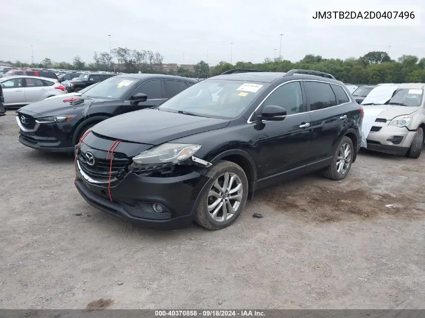 2013 Mazda Cx-9 Grand Touring VIN: JM3TB2DA2D0407496 Lot: 40370858