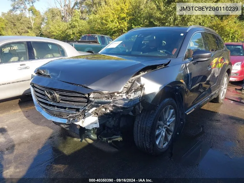 JM3TCBEY2G0110239 2016 Mazda Cx-9 Signature