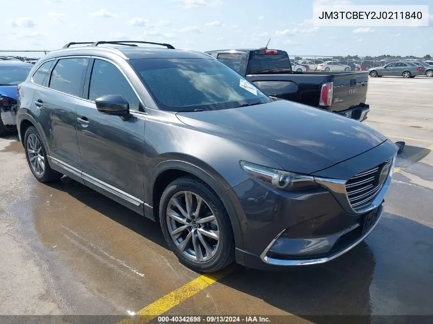 2018 Mazda Cx-9 Signature VIN: JM3TCBEY2J0211840 Lot: 40342698