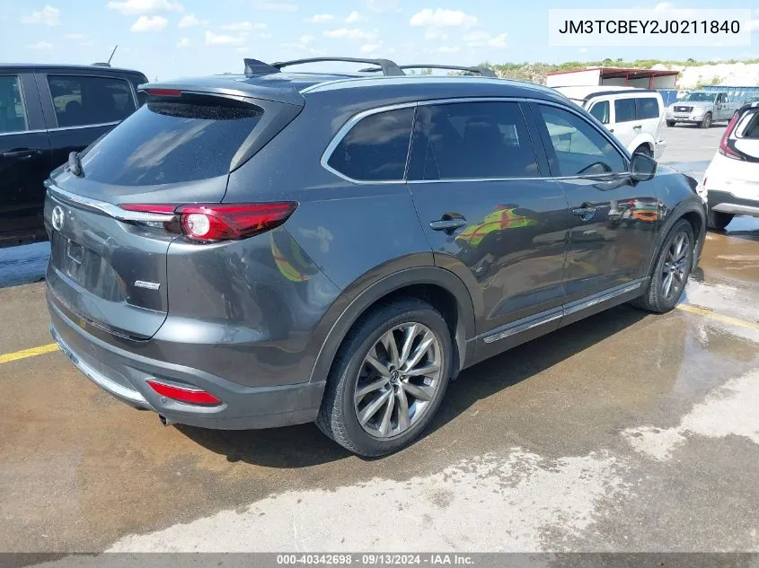 2018 Mazda Cx-9 Signature VIN: JM3TCBEY2J0211840 Lot: 40342698