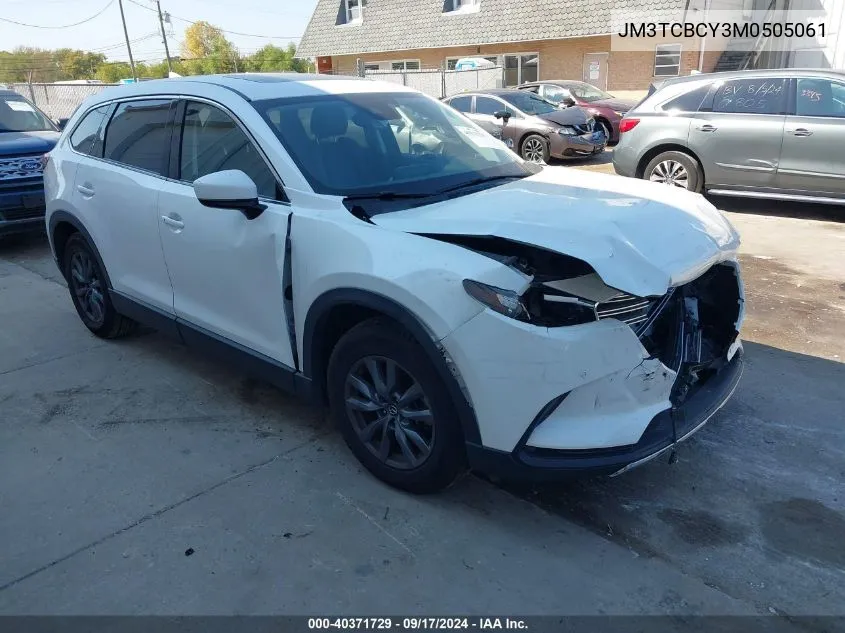 2021 Mazda Cx-9 Touring VIN: JM3TCBCY3M0505061 Lot: 40371729