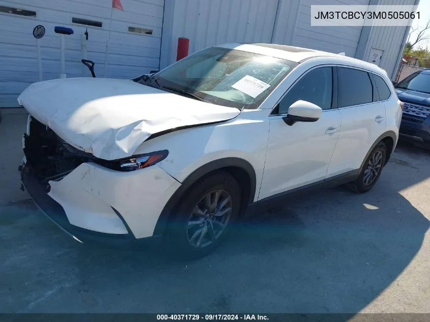 2021 Mazda Cx-9 Touring VIN: JM3TCBCY3M0505061 Lot: 40371729