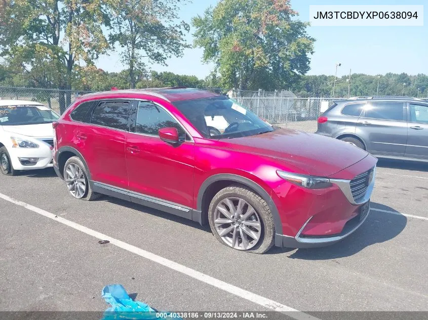 2023 Mazda Cx-9 Grand Touring VIN: JM3TCBDYXP0638094 Lot: 40338186