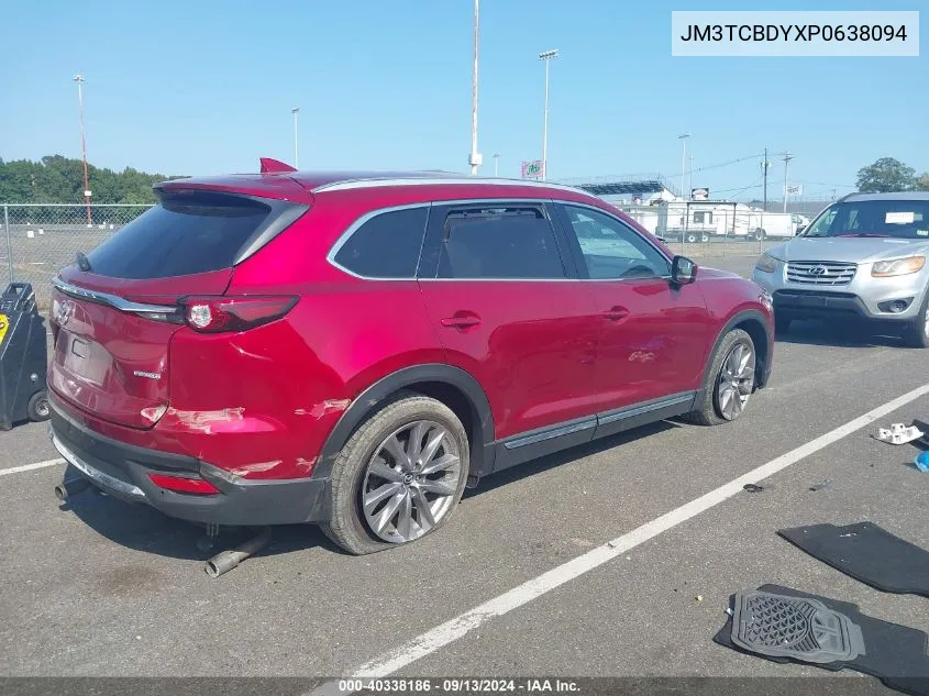 2023 Mazda Cx-9 Grand Touring VIN: JM3TCBDYXP0638094 Lot: 40338186