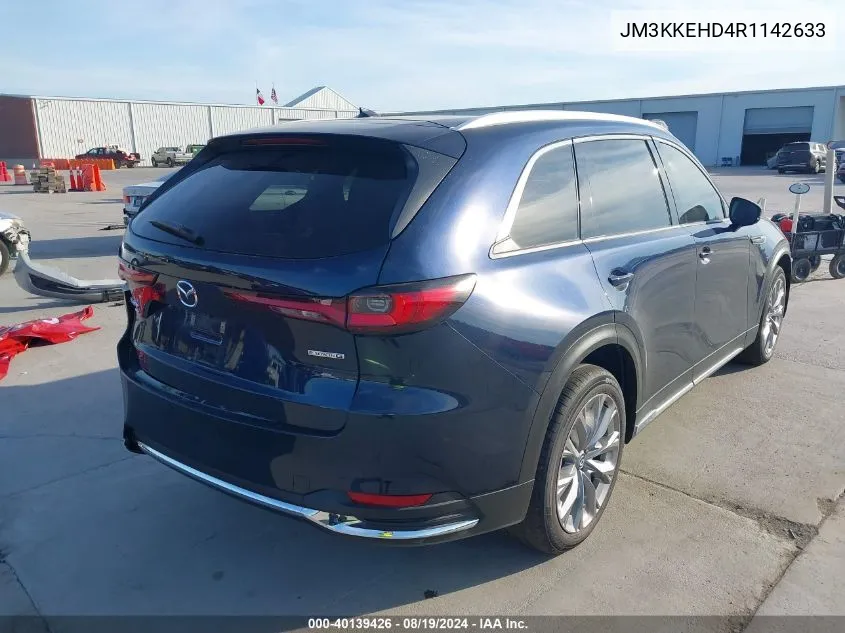 2024 Mazda Cx-90 3.3 Turbo Premium Plus VIN: JM3KKEHD4R1142633 Lot: 40139426