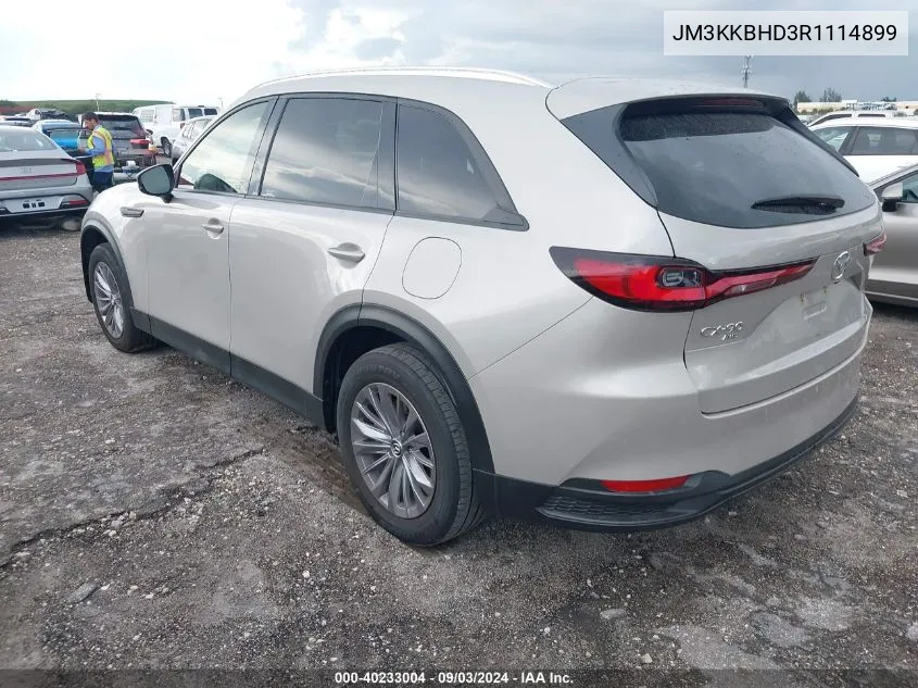 2024 Mazda Cx-90 3.3 Turbo Preferred VIN: JM3KKBHD3R1114899 Lot: 40233004