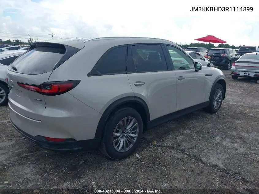 2024 Mazda Cx-90 3.3 Turbo Preferred VIN: JM3KKBHD3R1114899 Lot: 40233004