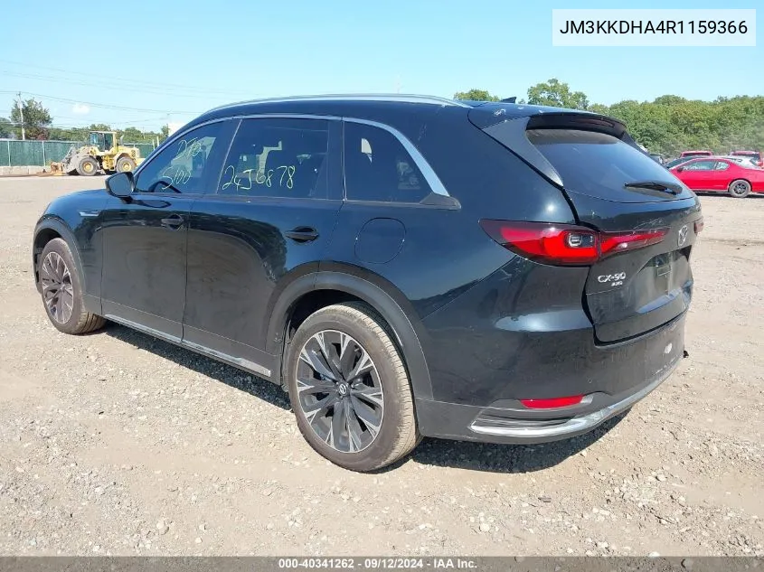 2024 Mazda Cx-90 Phev Premium VIN: JM3KKDHA4R1159366 Lot: 40341262