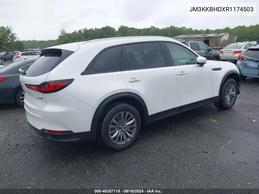 2024 Mazda Cx-90 Preferred VIN: JM3KKBHDXR1174503 Lot: 40357115