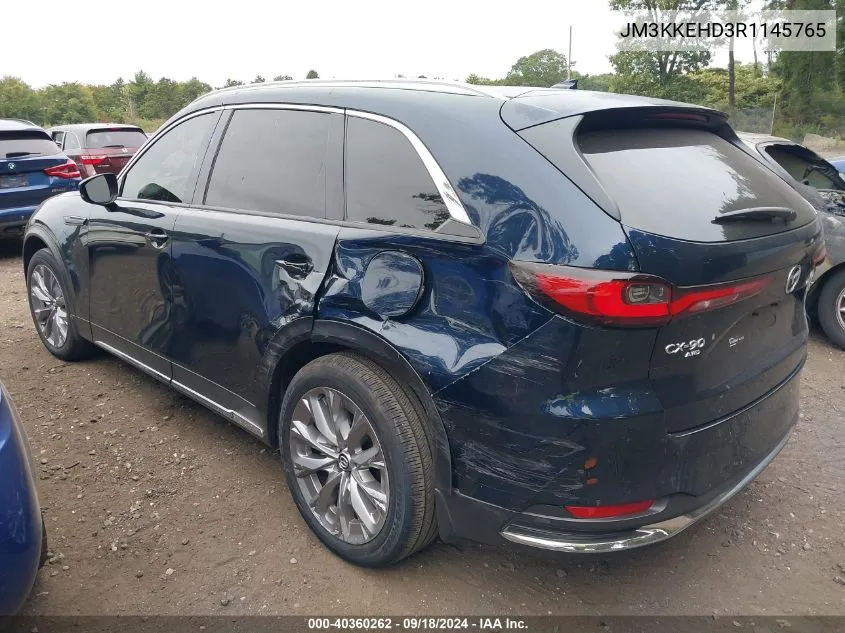 2024 Mazda Cx-90 Premium Plus VIN: JM3KKEHD3R1145765 Lot: 40360262