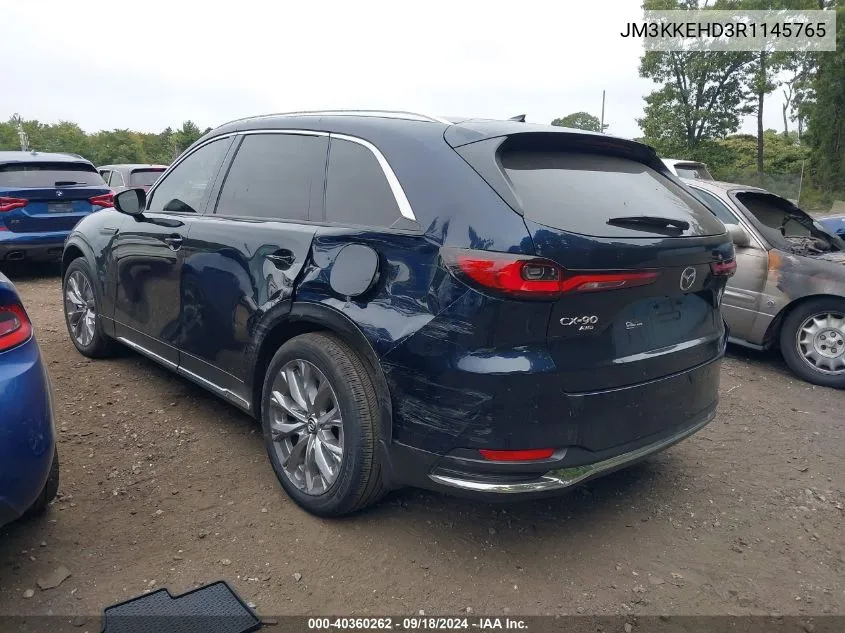 2024 Mazda Cx-90 Premium Plus VIN: JM3KKEHD3R1145765 Lot: 40360262