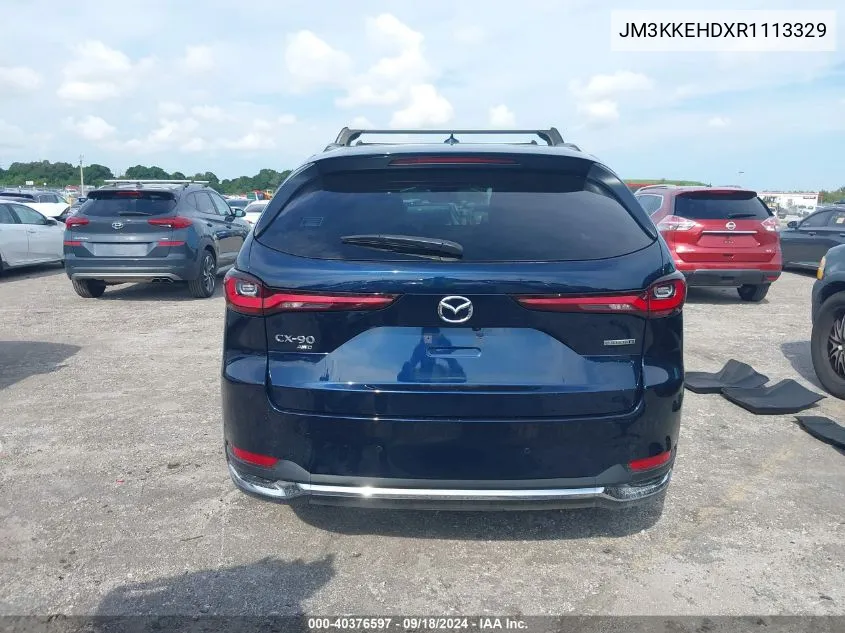 2024 Mazda Cx-90 Premium Plus VIN: JM3KKEHDXR1113329 Lot: 40376597