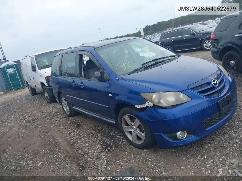 JM3LW28J640522679 2004 Mazda Mpv Wagon