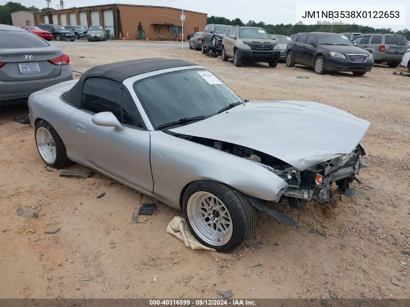 1999 Mazda Mx-5 Miata VIN: JM1NB3538X0122653 Lot: 40316599