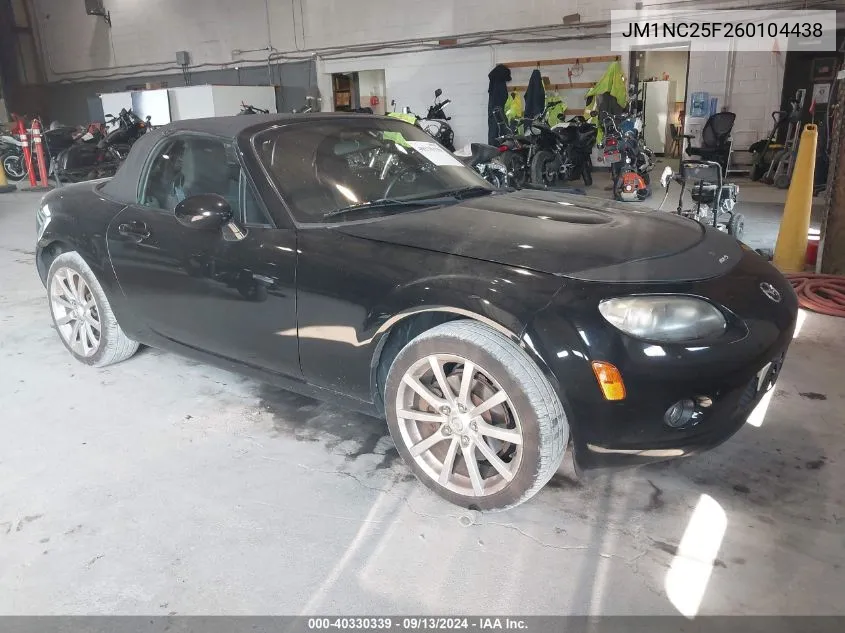 2006 Mazda Mx-5 Sport VIN: JM1NC25F260104438 Lot: 40330339