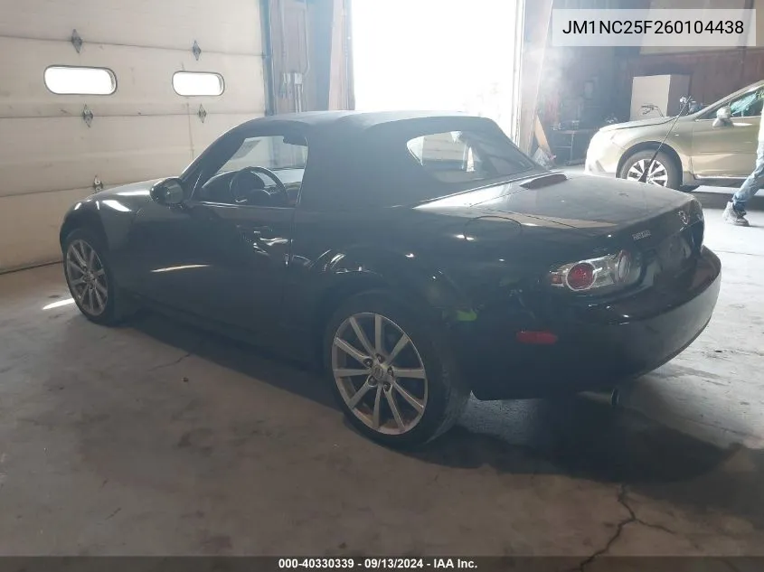 JM1NC25F260104438 2006 Mazda Mx-5 Sport