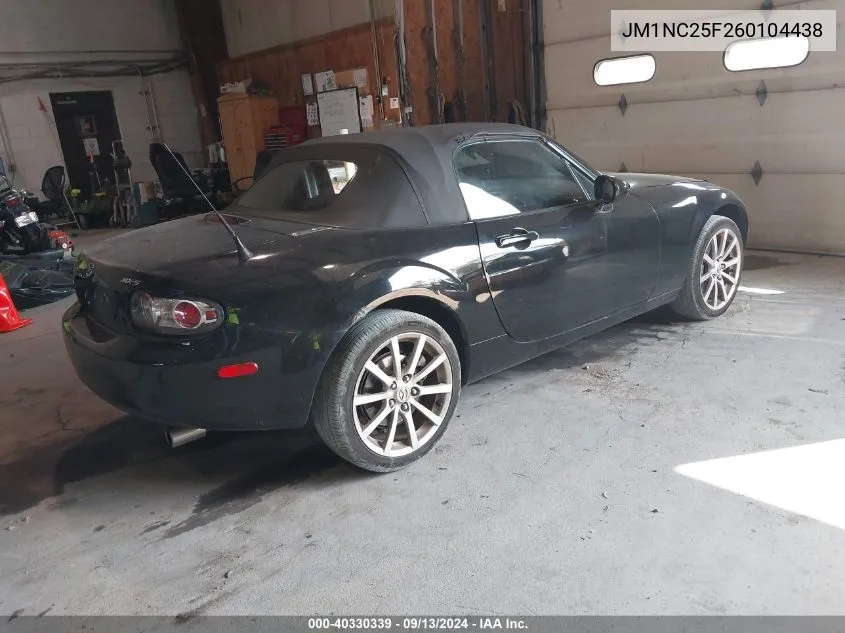 JM1NC25F260104438 2006 Mazda Mx-5 Sport