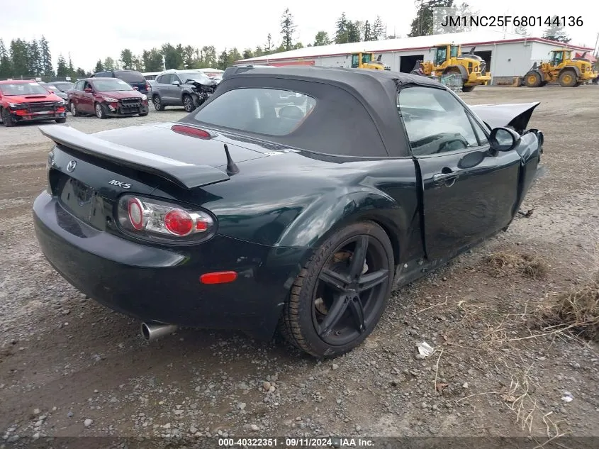 JM1NC25F680144136 2008 Mazda Mx-5 Touring