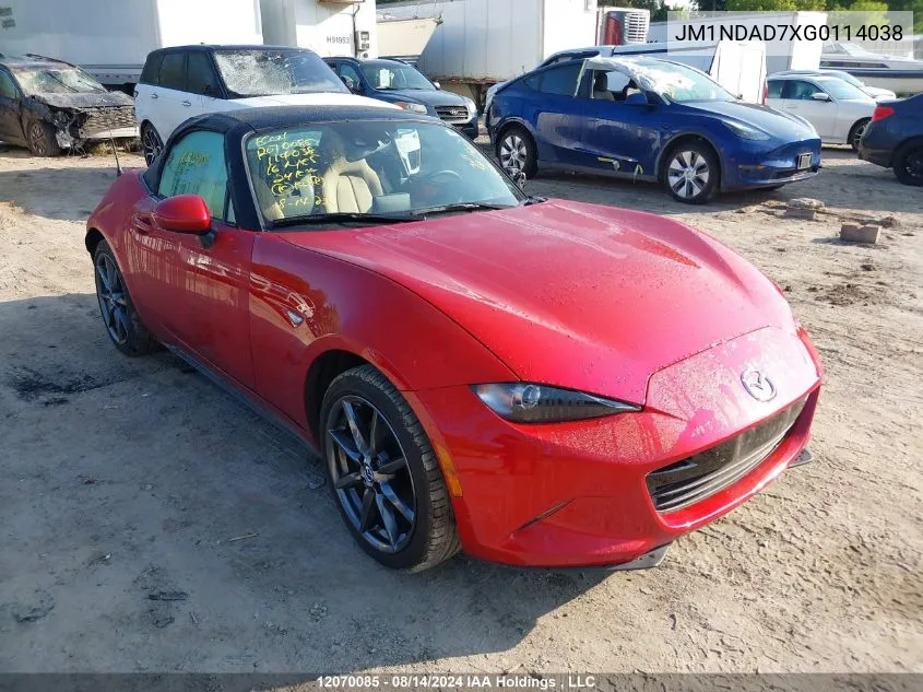 JM1NDAD7XG0114038 2016 Mazda Mx-5