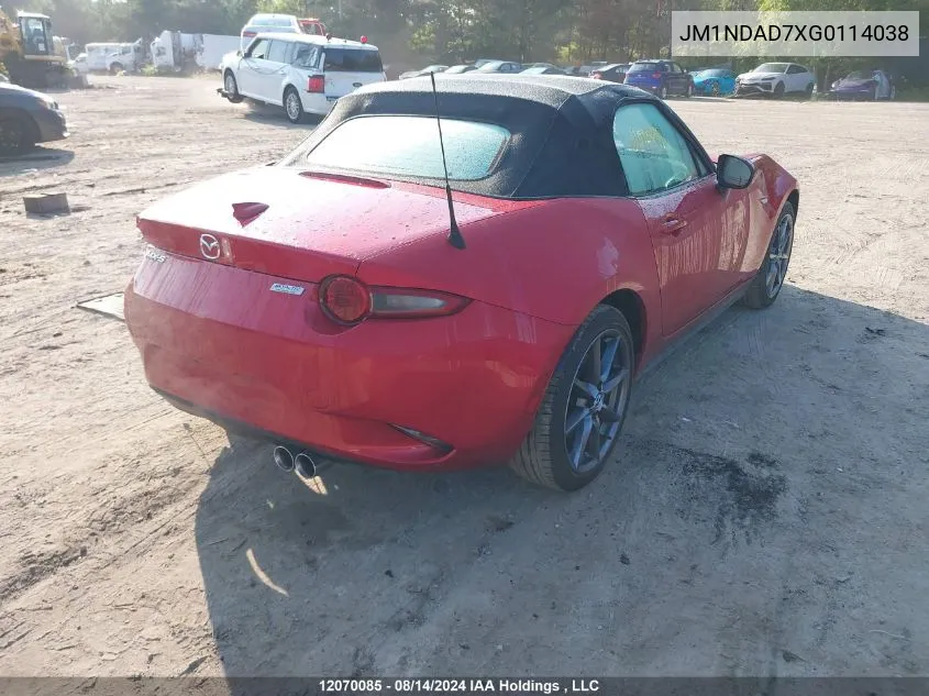 JM1NDAD7XG0114038 2016 Mazda Mx-5