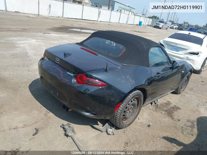 JM1NDAD72H0119901 2017 Mazda Mx-5 Miata Grand Touring