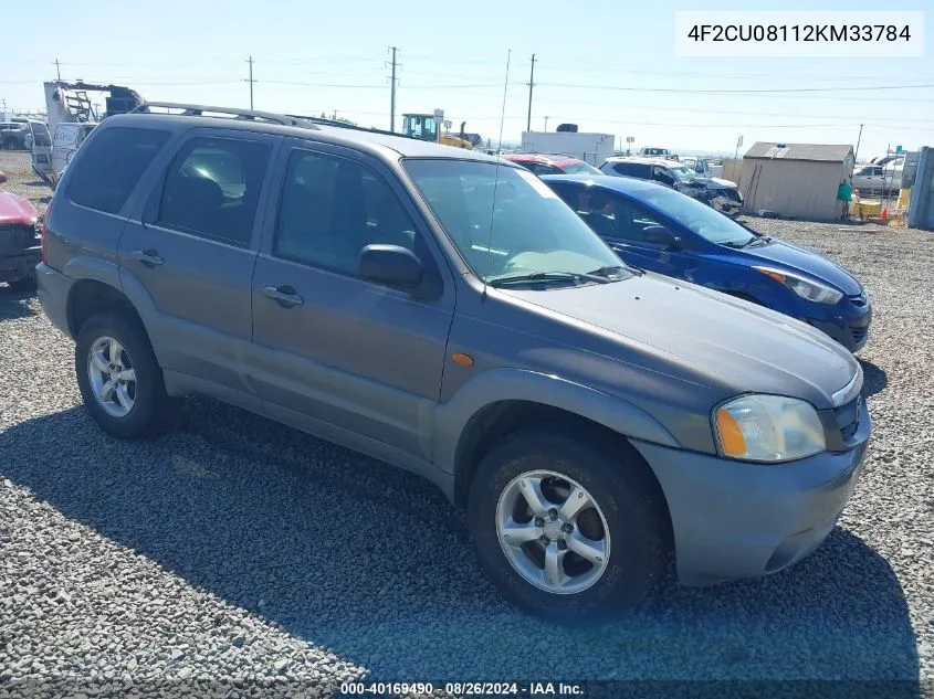 2002 Mazda Tribute Es V6/Lx V6 VIN: 4F2CU08112KM33784 Lot: 40169490