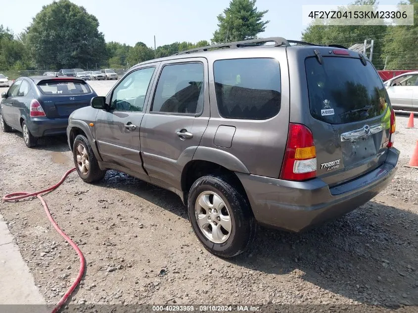 4F2YZ04153KM23306 2003 Mazda Tribute Lx V6