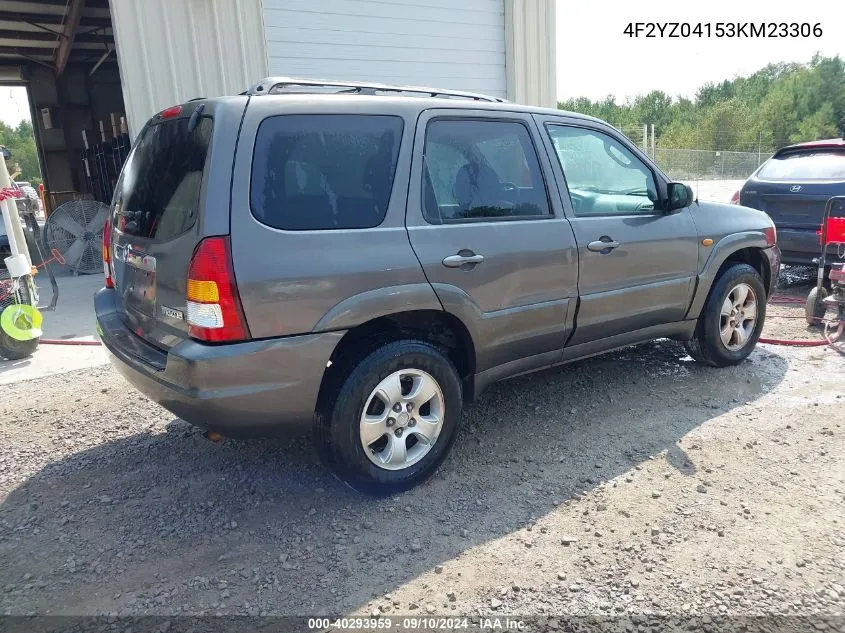 4F2YZ04153KM23306 2003 Mazda Tribute Lx V6