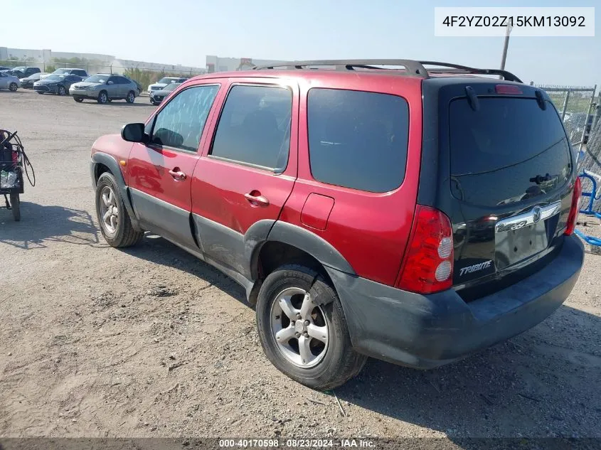 4F2YZ02Z15KM13092 2005 Mazda Tribute I