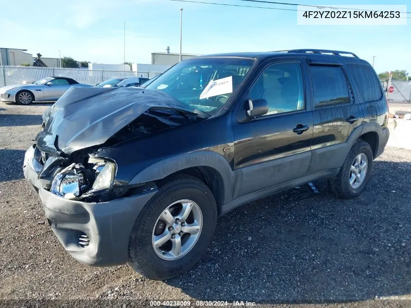 2005 Mazda Tribute I VIN: 4F2YZ02Z15KM64253 Lot: 40238009