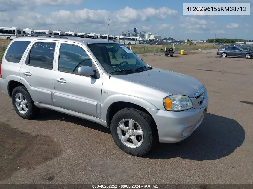 2005 Mazda Tribute S VIN: 4F2CZ96155KM38712 Lot: 40262252