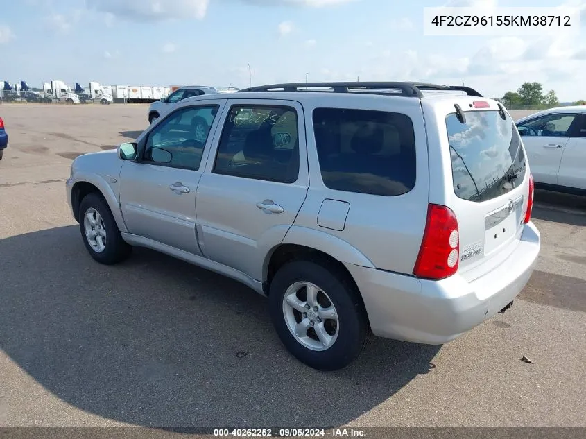 2005 Mazda Tribute S VIN: 4F2CZ96155KM38712 Lot: 40262252