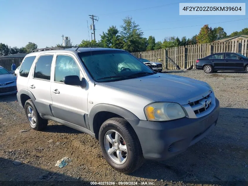 2005 Mazda Tribute I VIN: 4F2YZ02Z05KM39604 Lot: 40275286