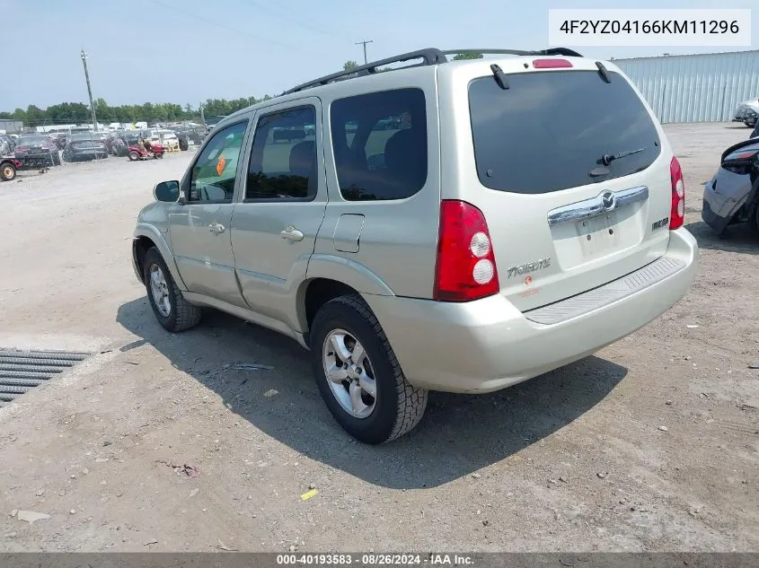 4F2YZ04166KM11296 2006 Mazda Tribute S