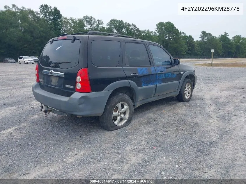 4F2YZ02Z96KM28778 2006 Mazda Tribute I