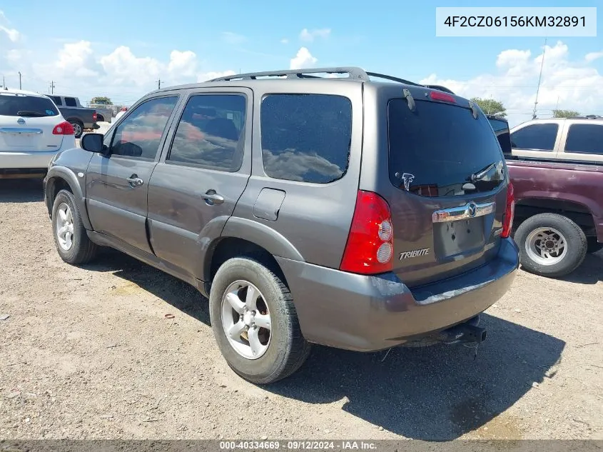 4F2CZ06156KM32891 2006 Mazda Tribute S