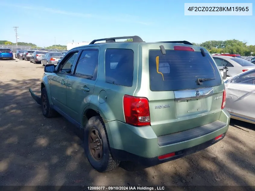 2008 Mazda Tribute VIN: 4F2CZ02Z28KM15965 Lot: 12085077