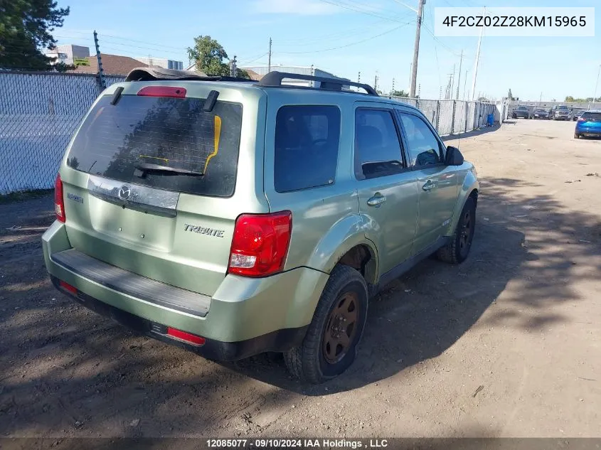 2008 Mazda Tribute VIN: 4F2CZ02Z28KM15965 Lot: 12085077