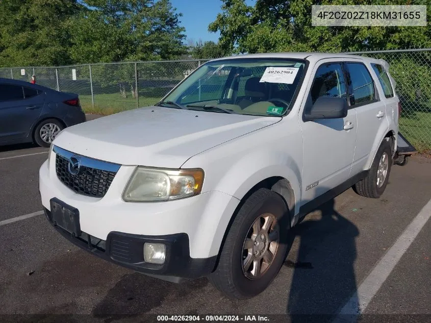 2008 Mazda Tribute Sport VIN: 4F2CZ02Z18KM31655 Lot: 40262904