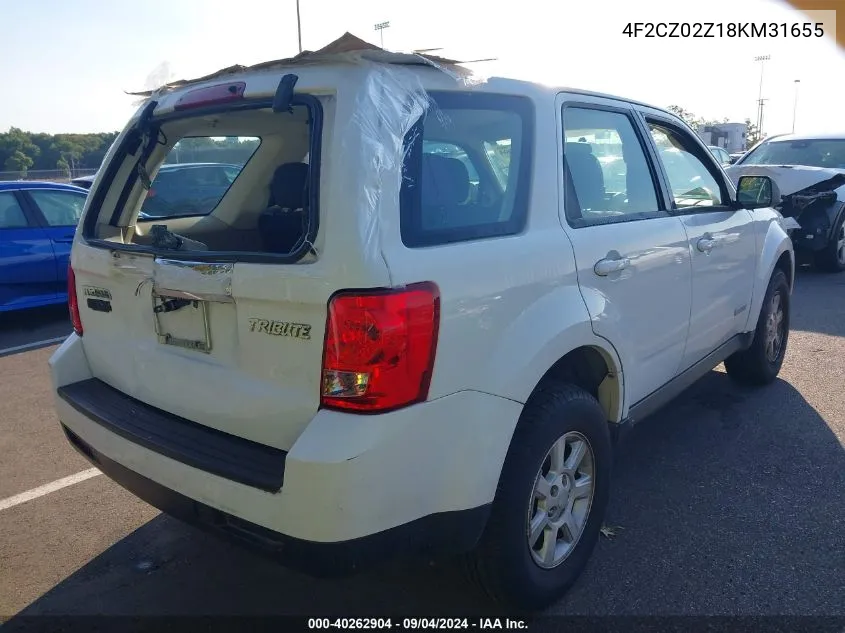 4F2CZ02Z18KM31655 2008 Mazda Tribute Sport