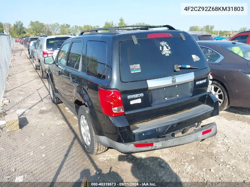 2008 Mazda Tribute I Touring VIN: 4F2CZ92Z68KM31803 Lot: 40319573